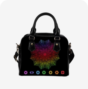 Lotus Flower Leather Bag
