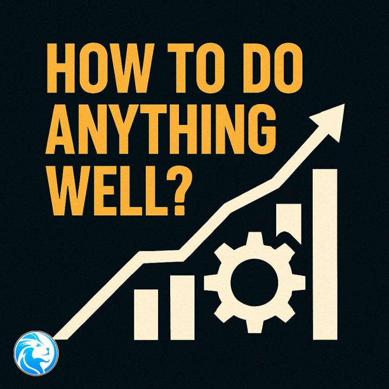 Discover how to do anything well. Explore embracing imperfection