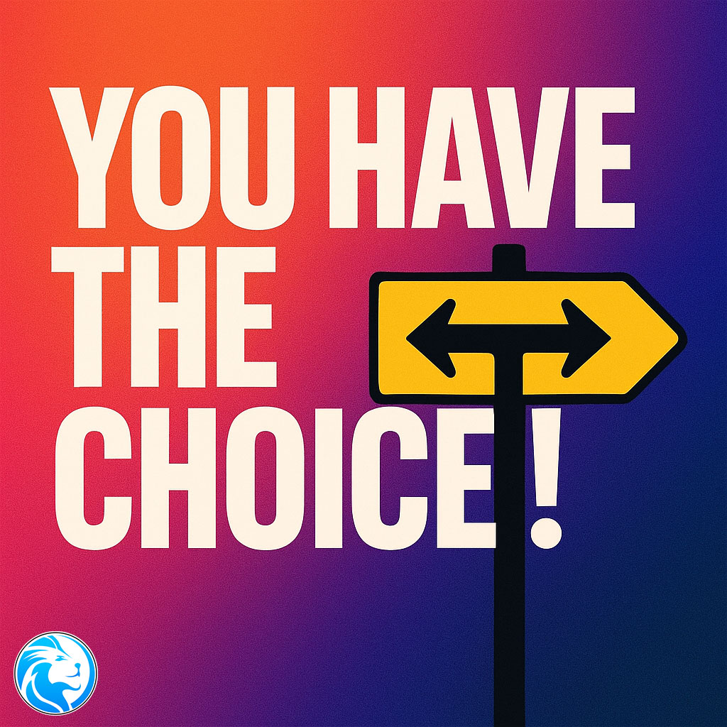 You Have The Choice! Discover how to shift from reacting to creating your circumstances
